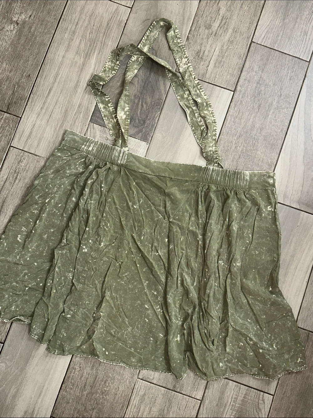 Torrid Mini Challis Skirtall Olive Green Womens Plus Size 4X - Picture 4 of 10